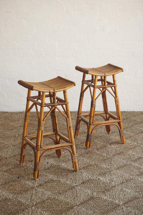 Pair of Bamboo Stools