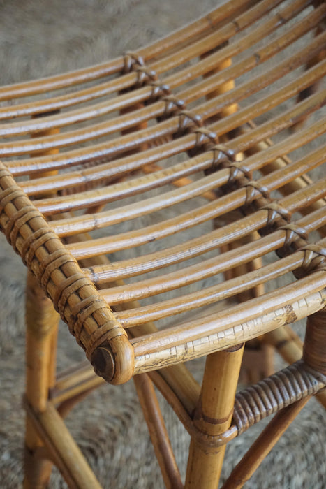 Pair of Bamboo Stools