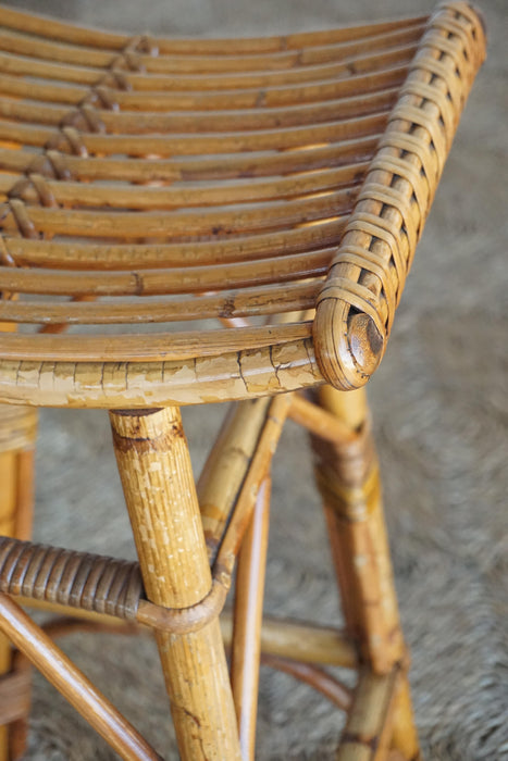 Pair of Bamboo Stools