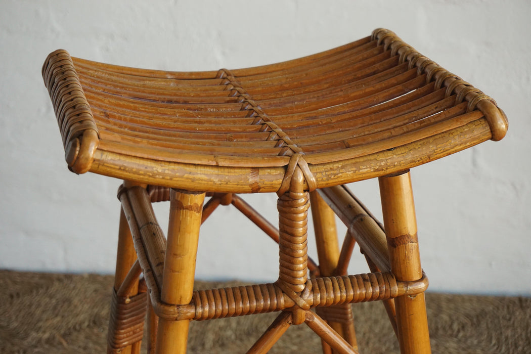 Pair of Bamboo Stools