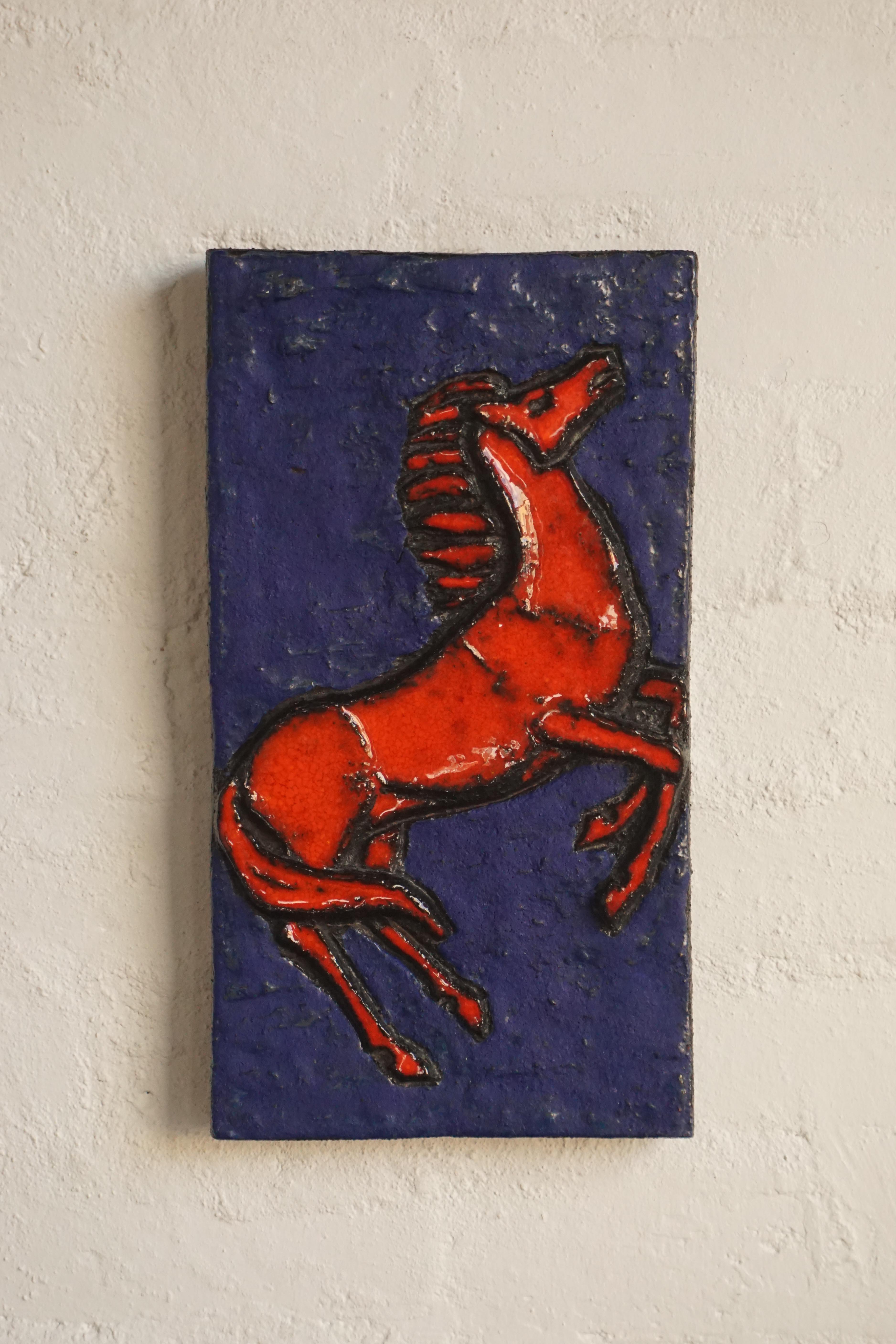 Ceramic 'Horse' Plaque