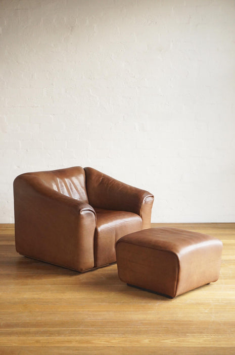 De Sede Lounge Chair & Ottoman