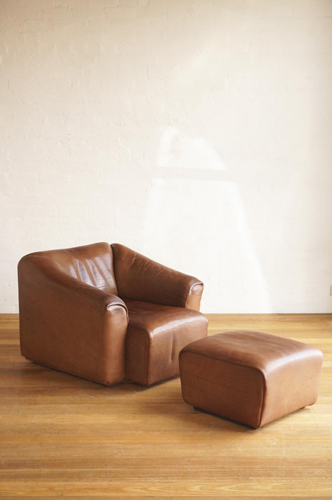 De Sede Lounge Chair & Ottoman