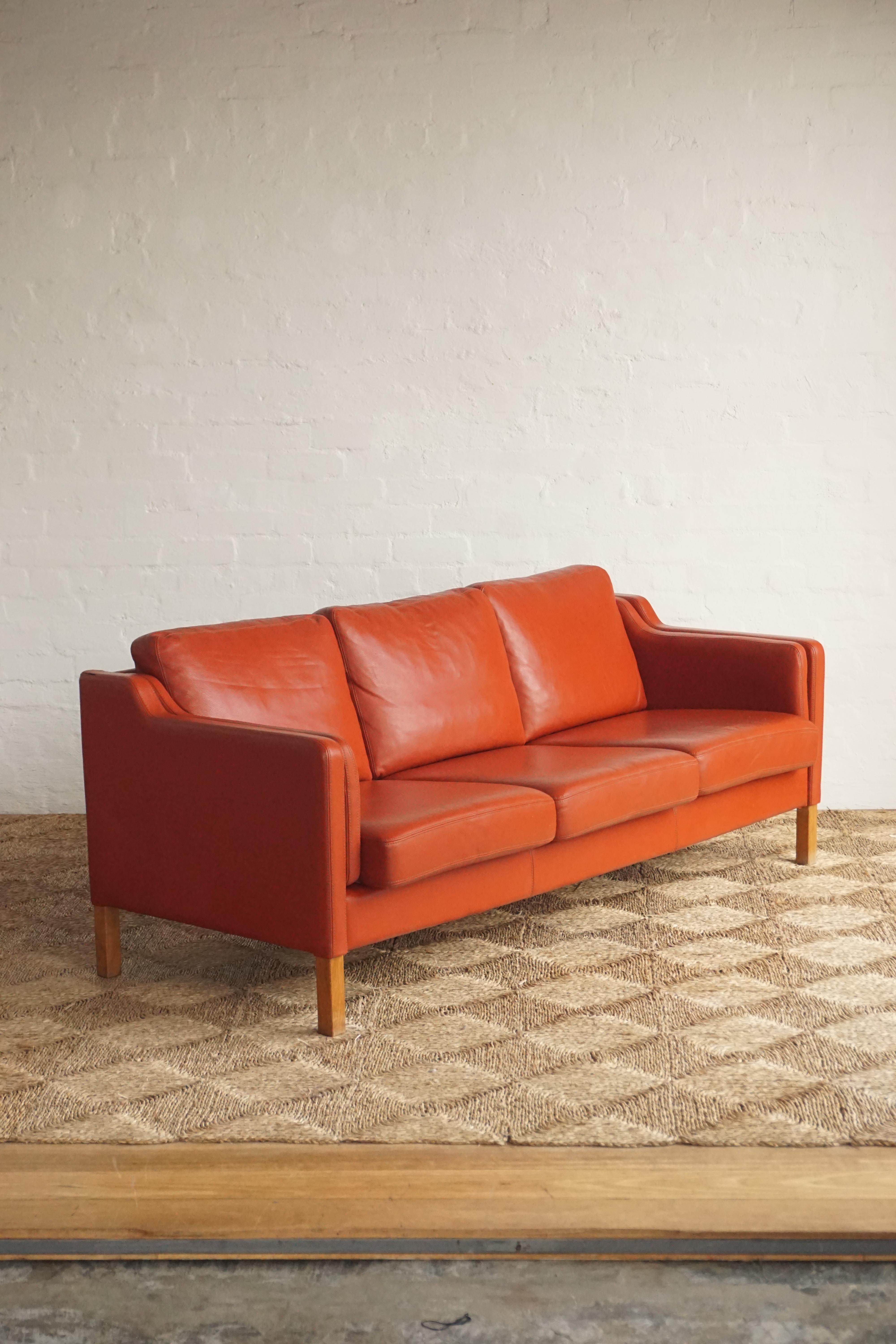 Danish Leather Sofa