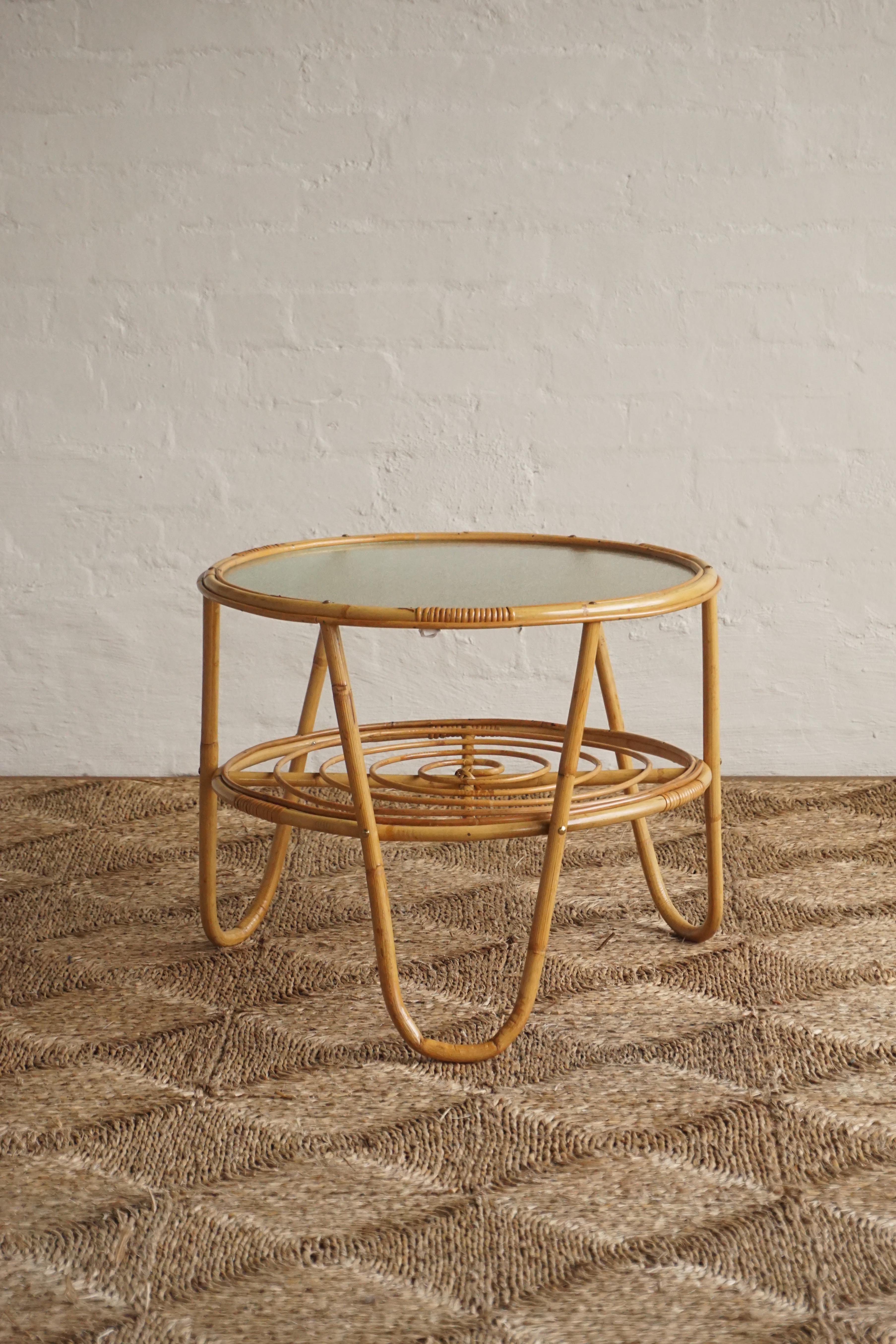 Danish Cane Coffee Table