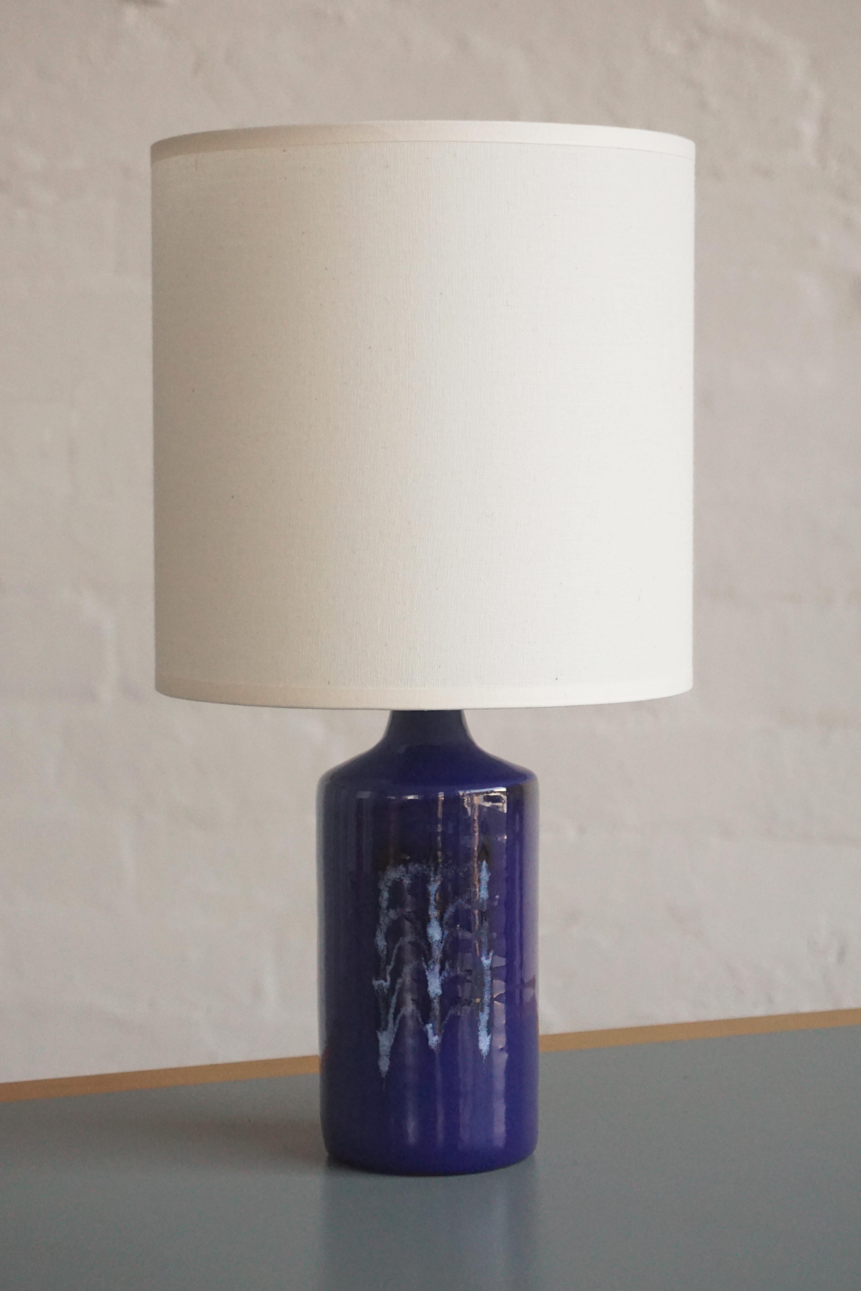 Bartholdy Ceramic Lamp- Blue