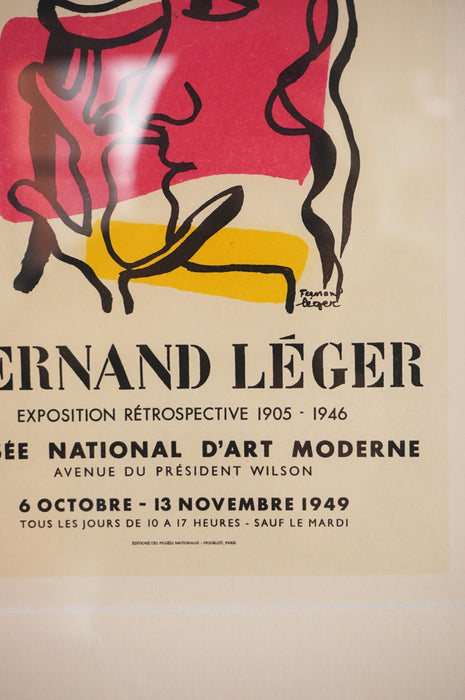 Leger Lithograph- "Exposition Retrospective"
