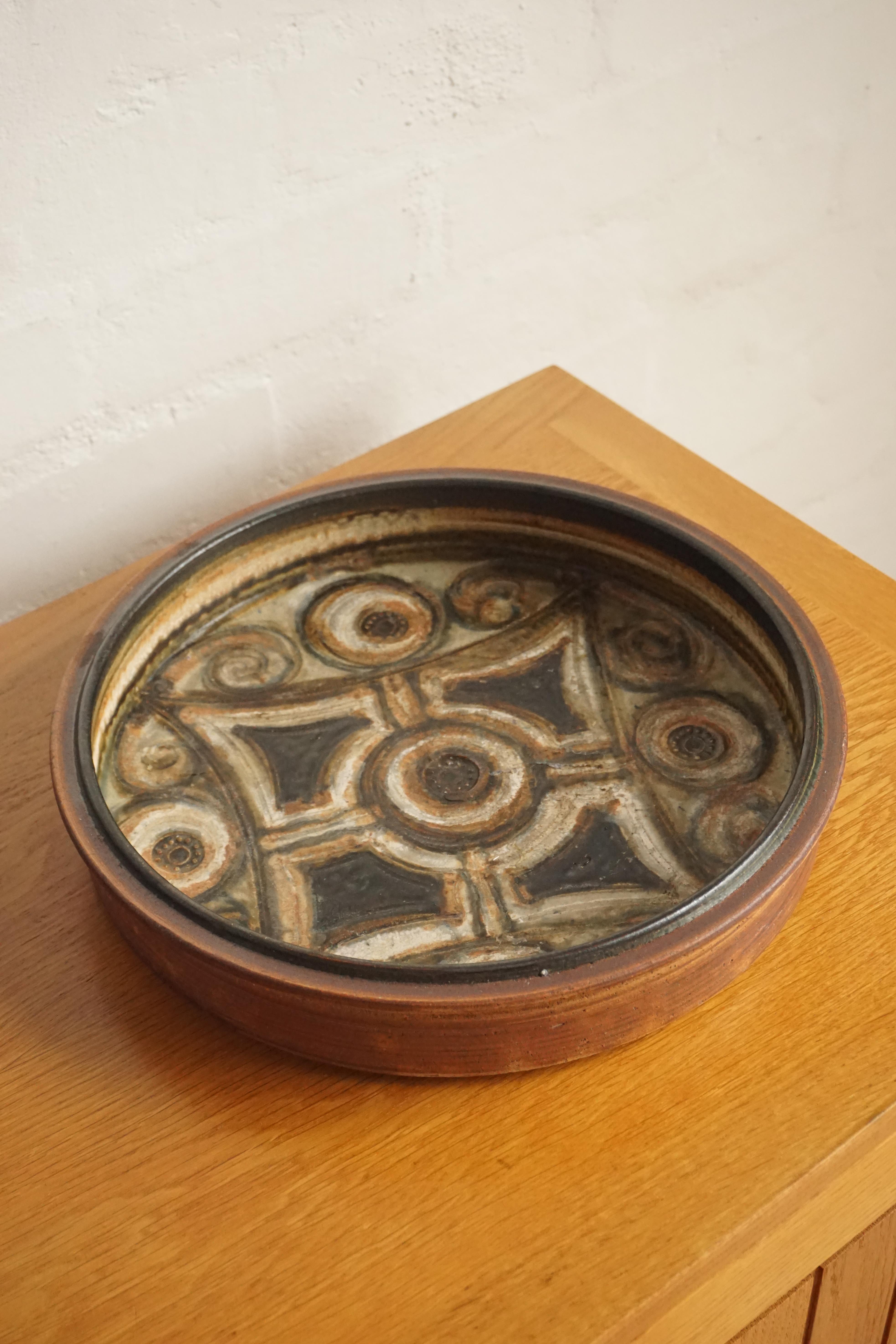 Large Riise Keramik Platter