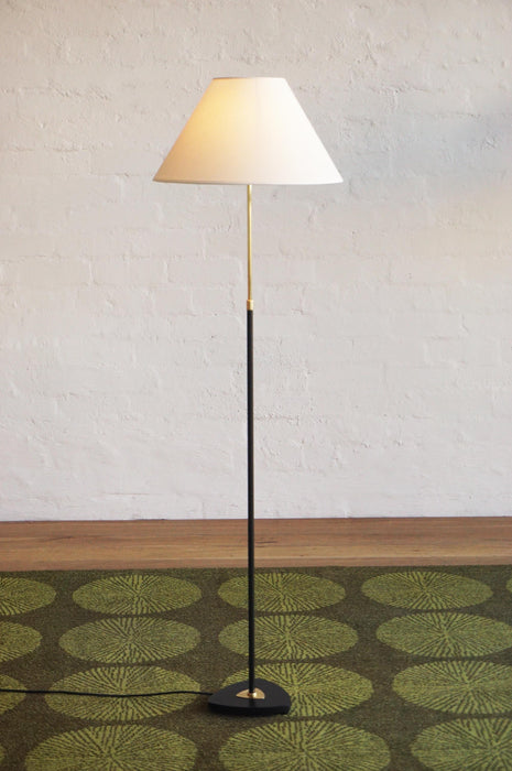 Swedish Brass Floor Lamp