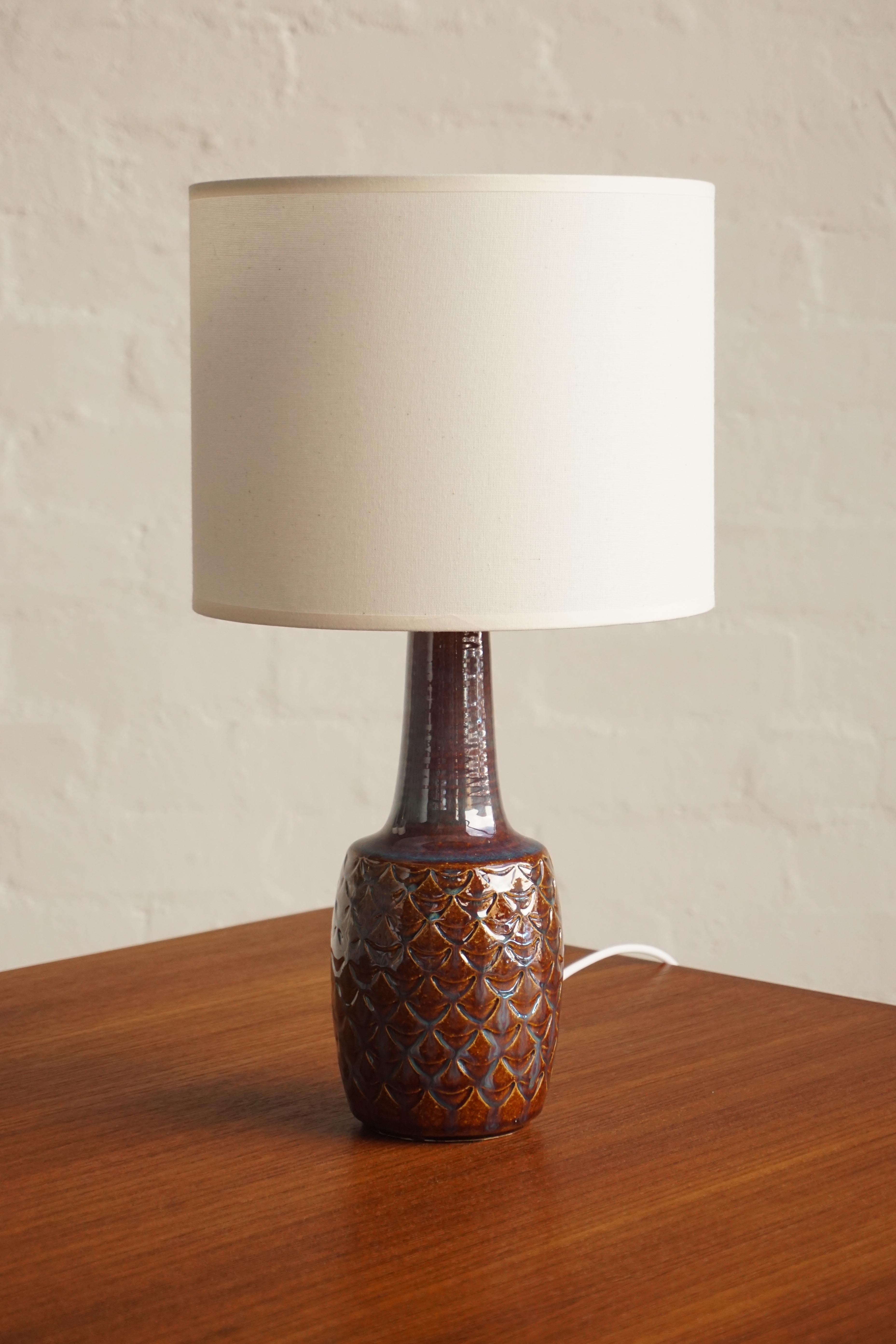 Soholm Lamp- Purple & Brown