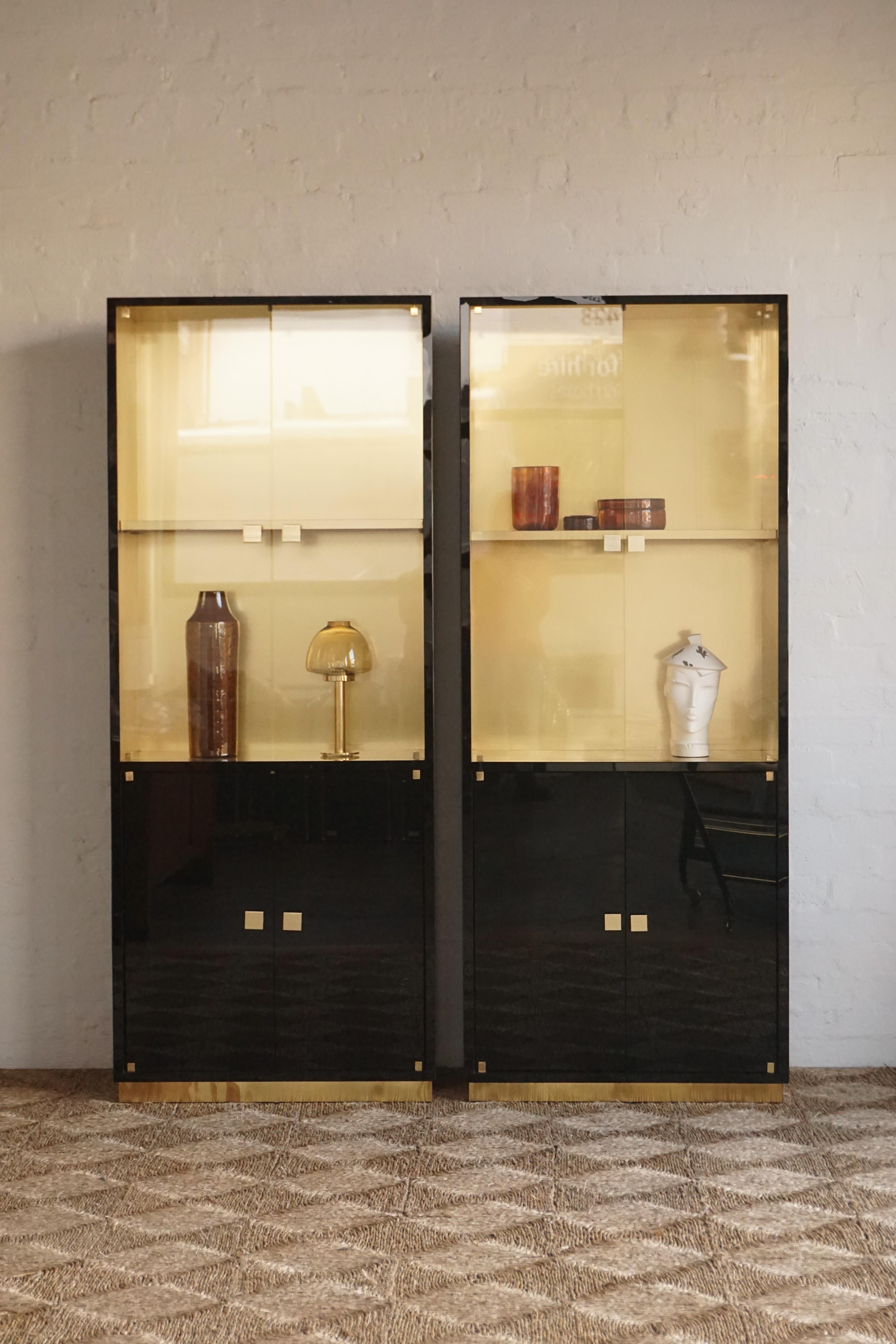 1970s Perspex Display Cabinets