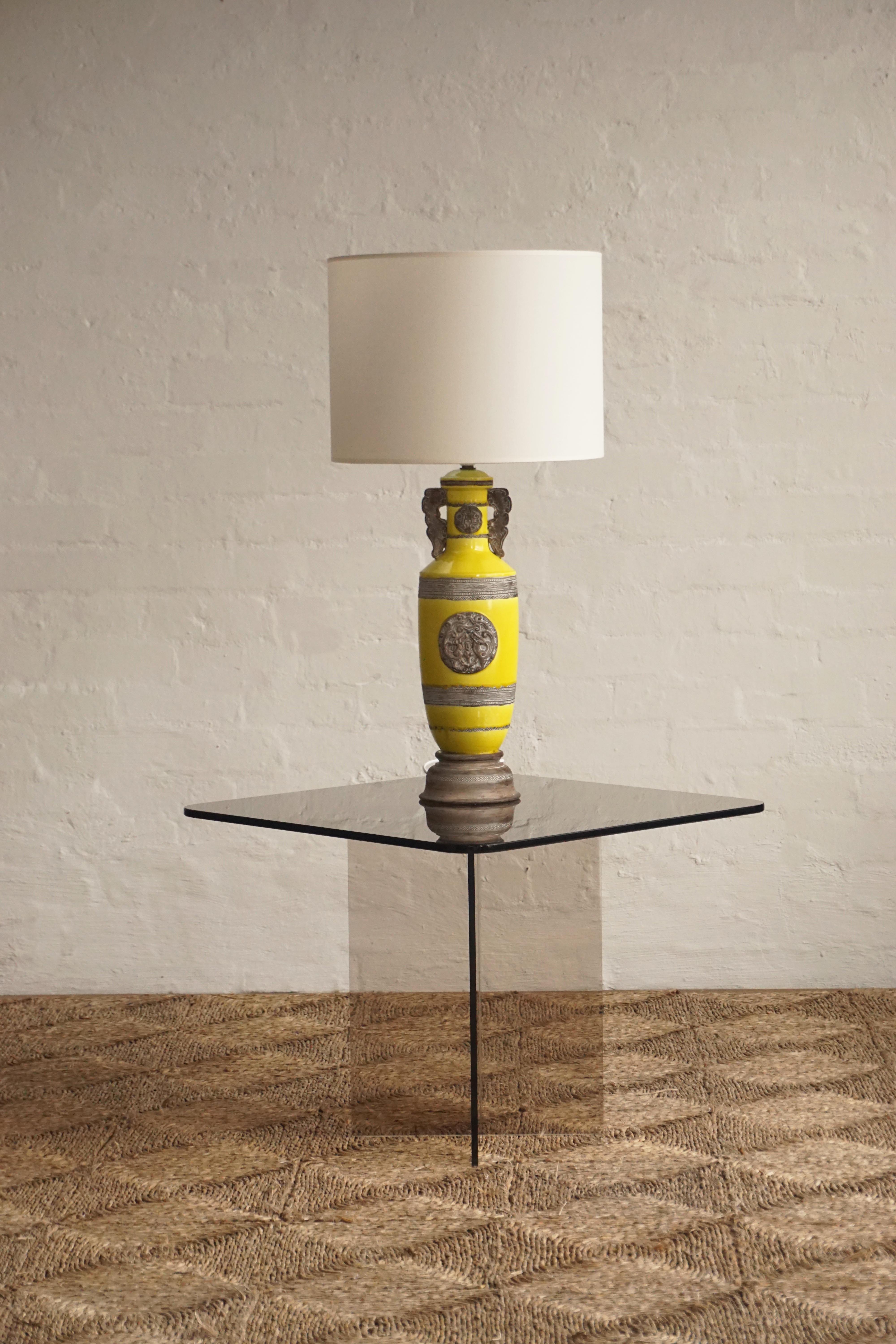 Italian Perspex & Glass Side Table