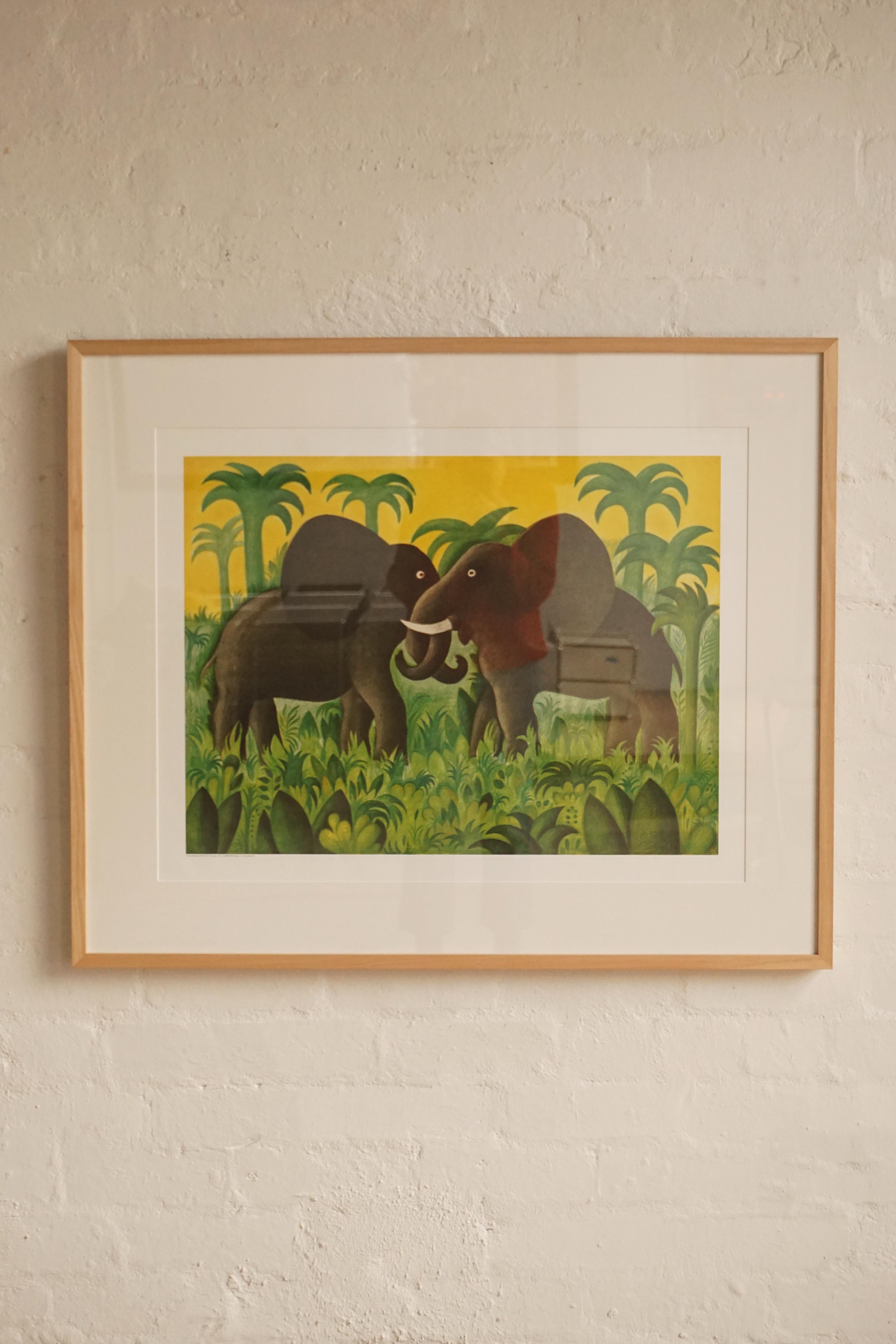 Hans Scherfig Lithograph