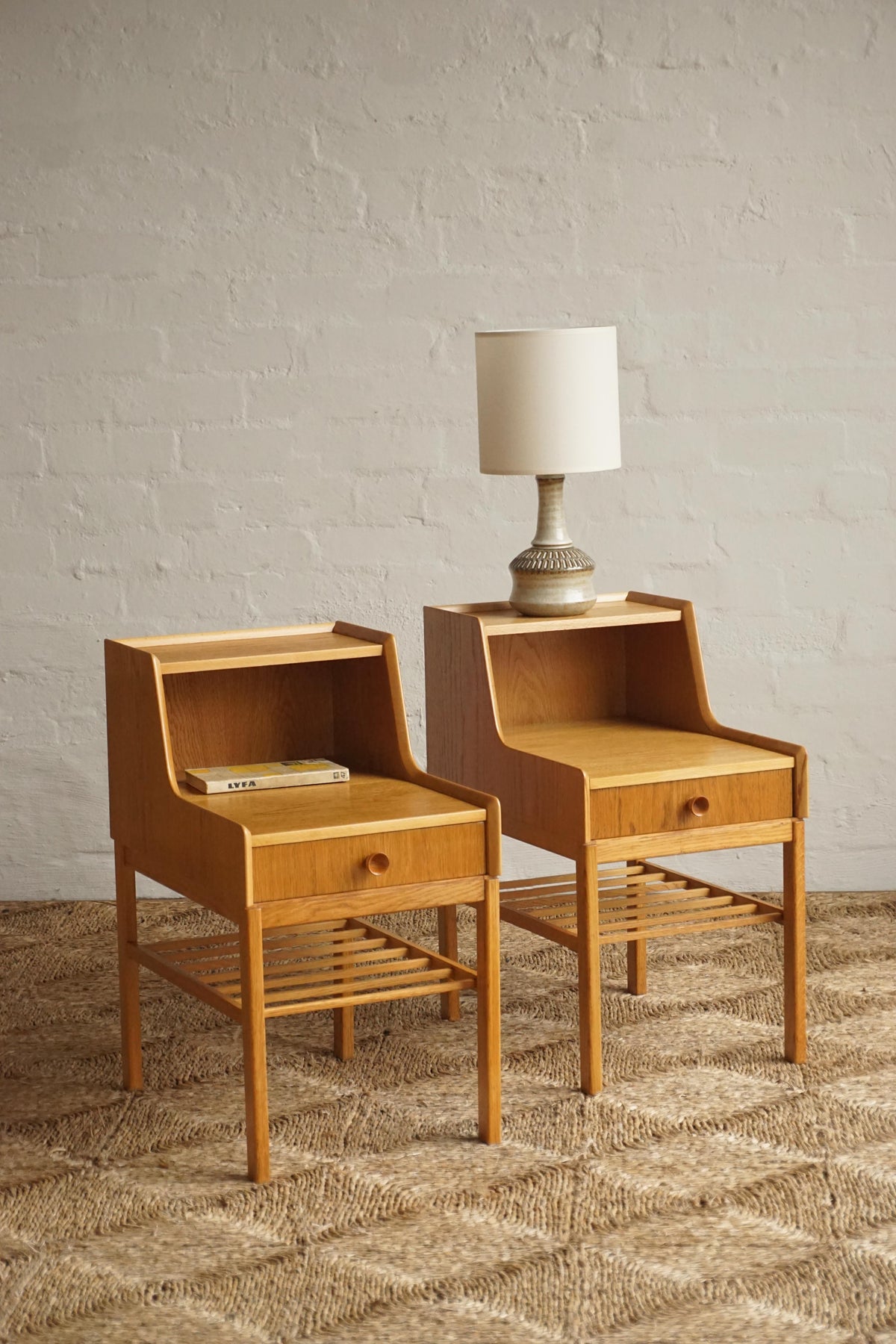 Pair Swedish Side Tables