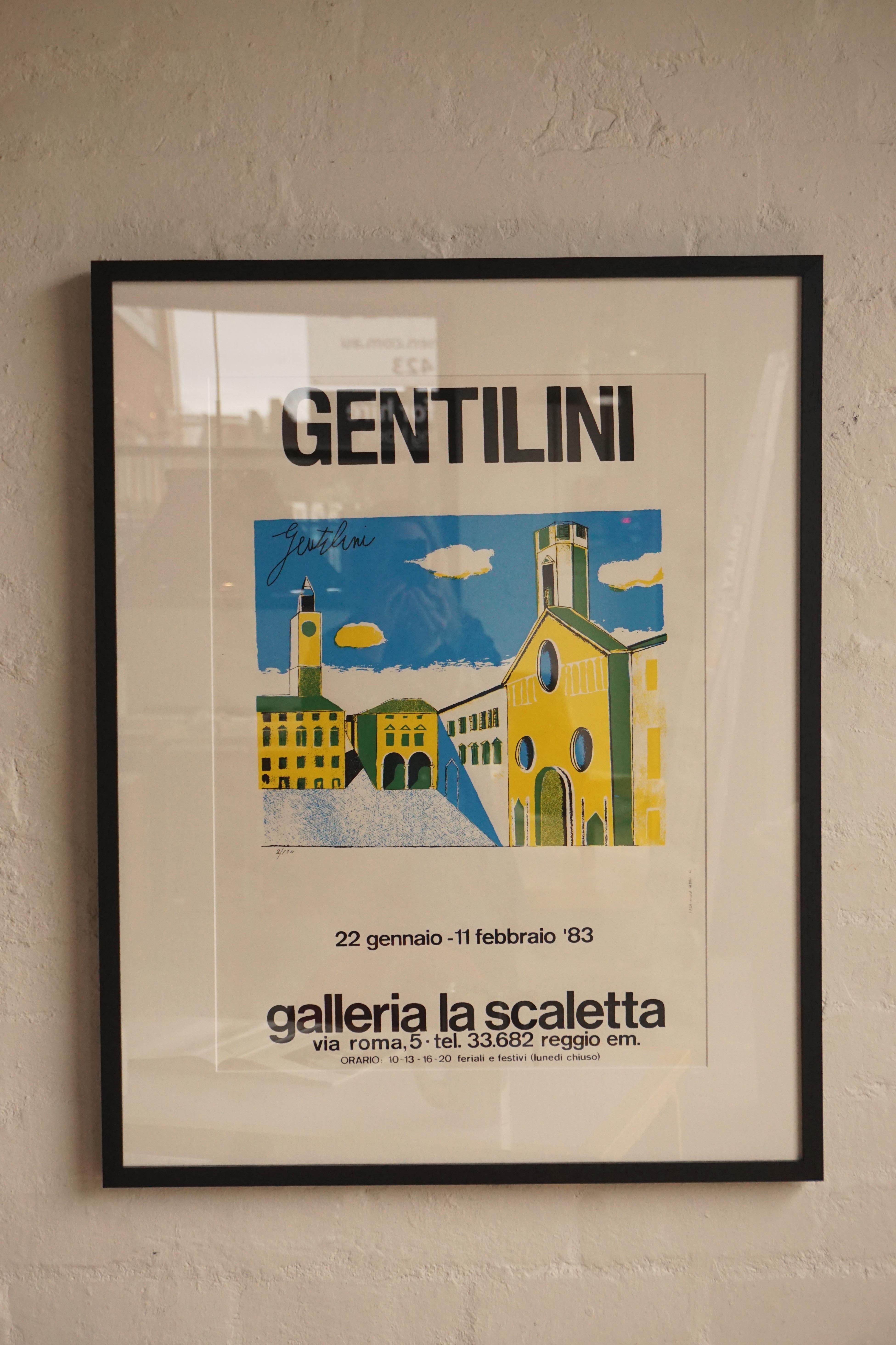 Vintage Exhibition Poster- Gentilini