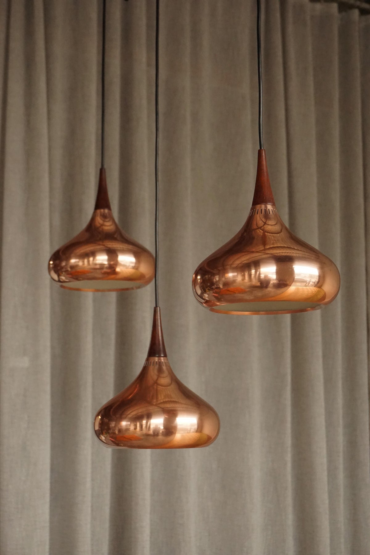 Trio of Fog & Morup 'Orient' Pendants