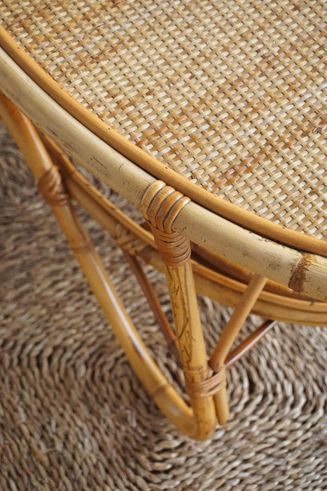Italian Bamboo & Cane Table