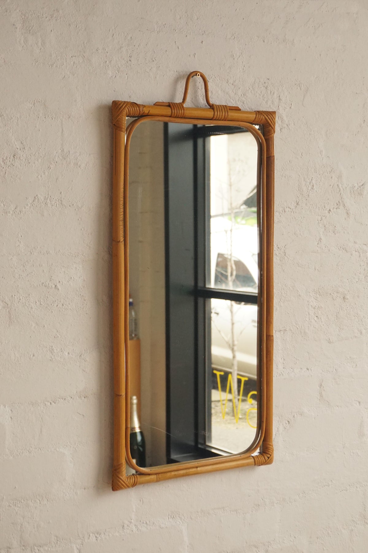Swedish Cane Mirror