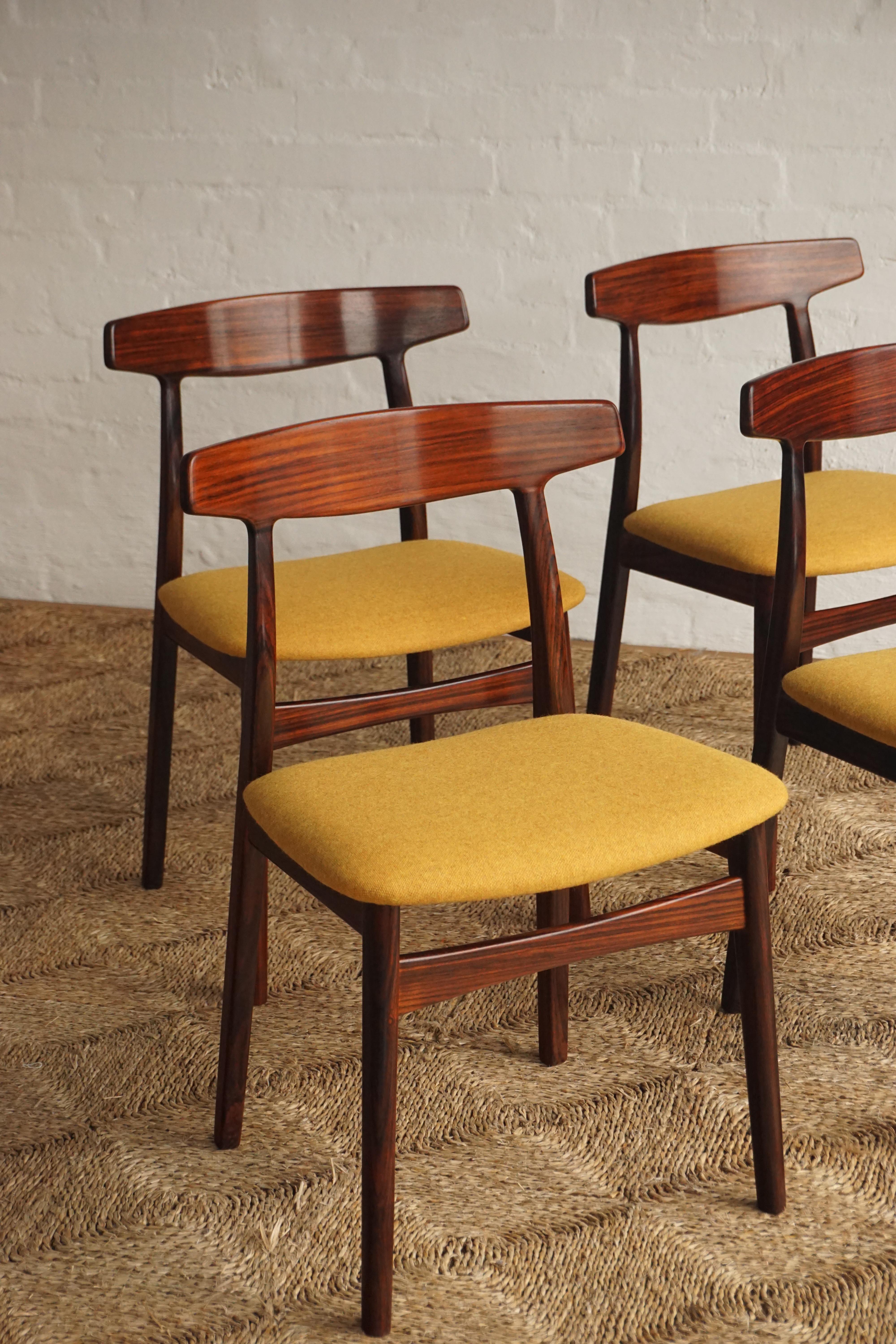 Henning Kjaernulf Dining Chairs- Four