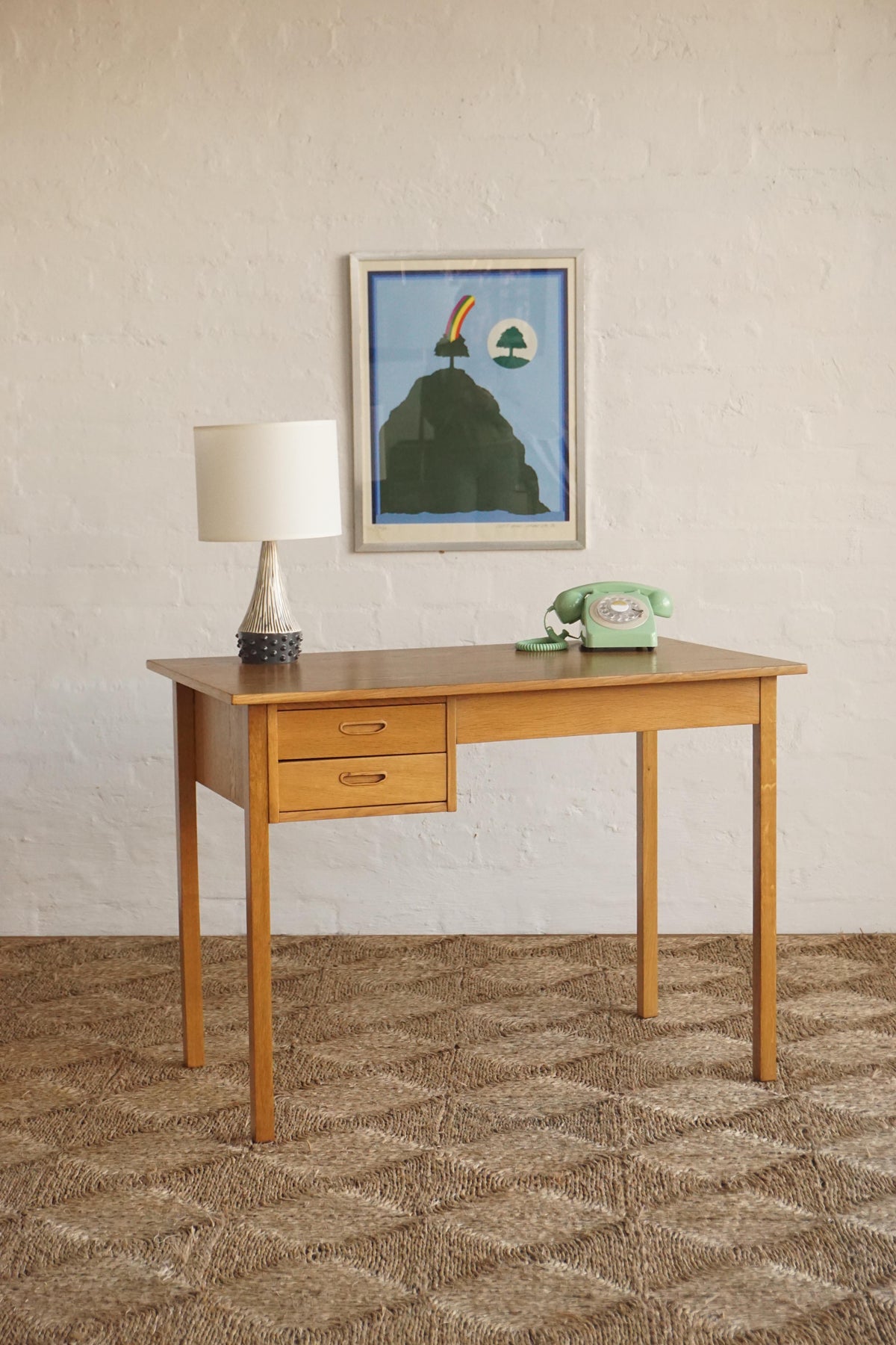 Danish Teak & Oak Desk