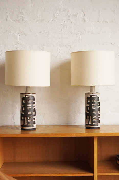 Stogo Ceramic Lamp- Pair