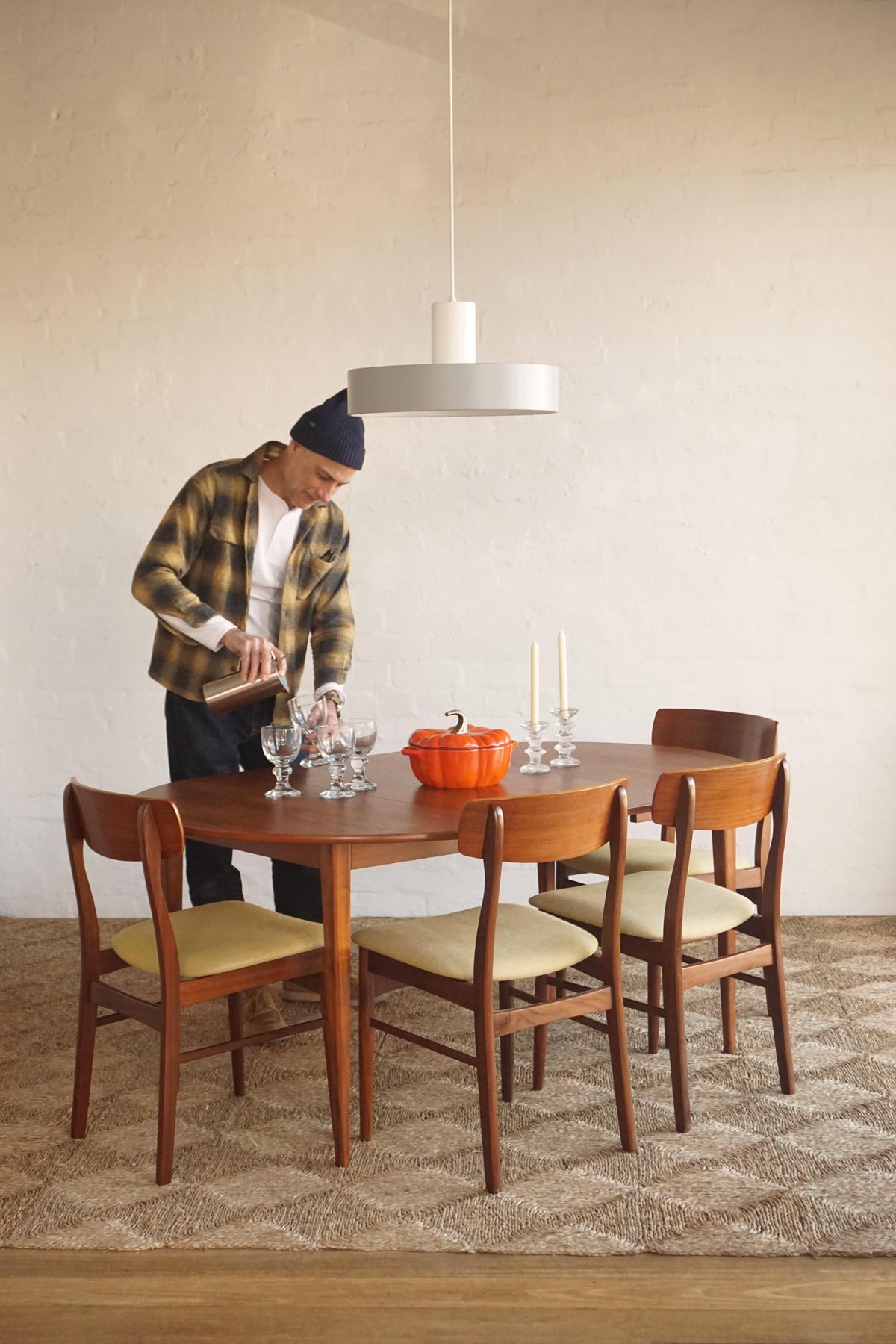 Extendable Walnut Dining Table