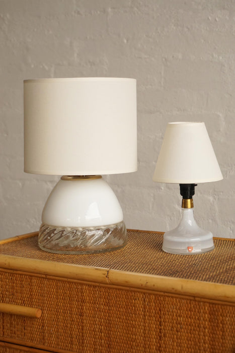 Petite Orrefors Glass Lamp