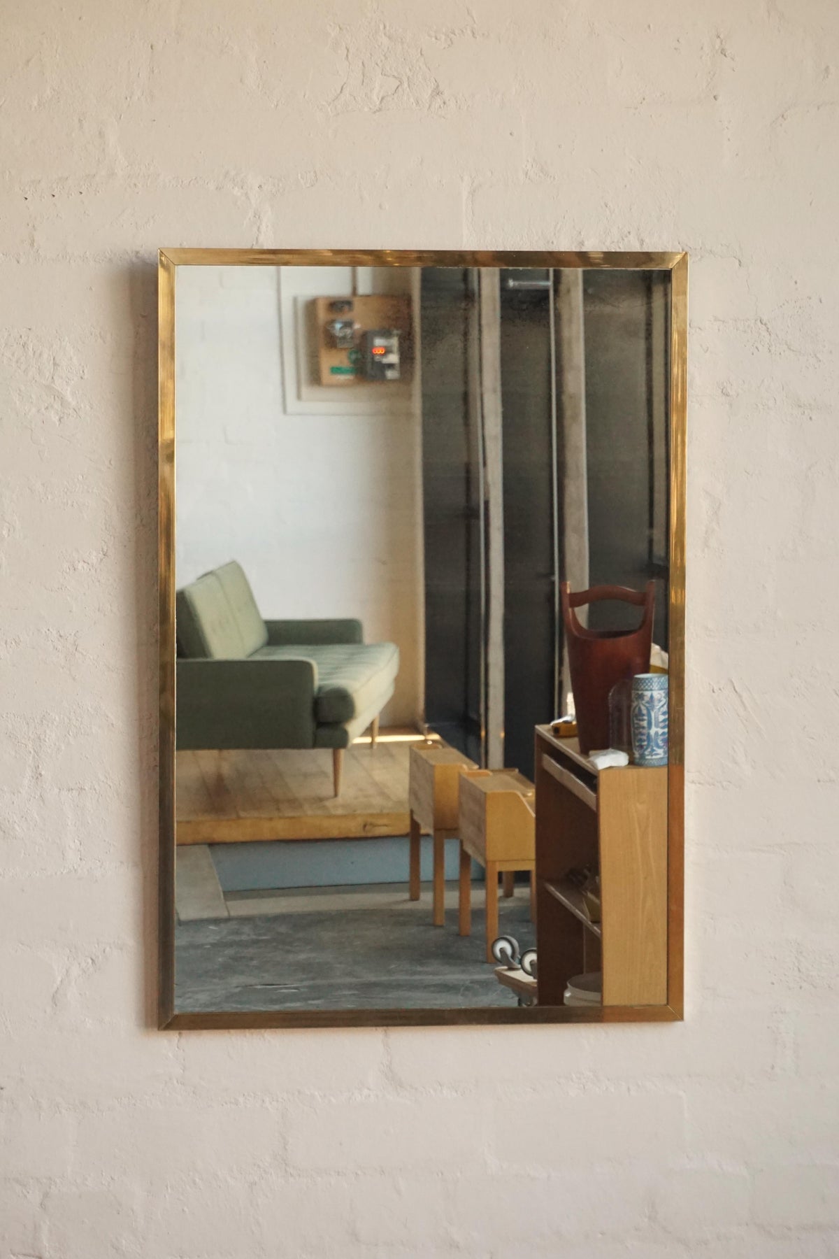 Swedish Solid Brass Mirror