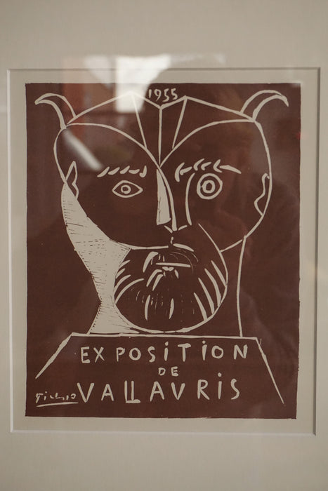 Picasso Lithograph- Exposition Vallauris