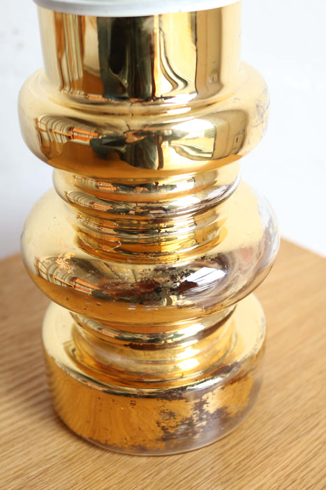 Swedish Gold Glass Lamp