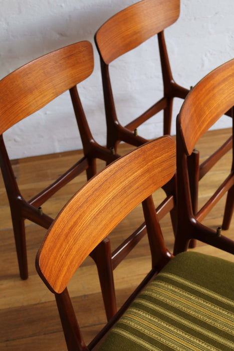 Teak Findahl Dining Chairs- Reupholstered