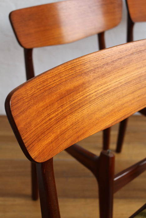 Teak Findahl Dining Chairs- Reupholstered