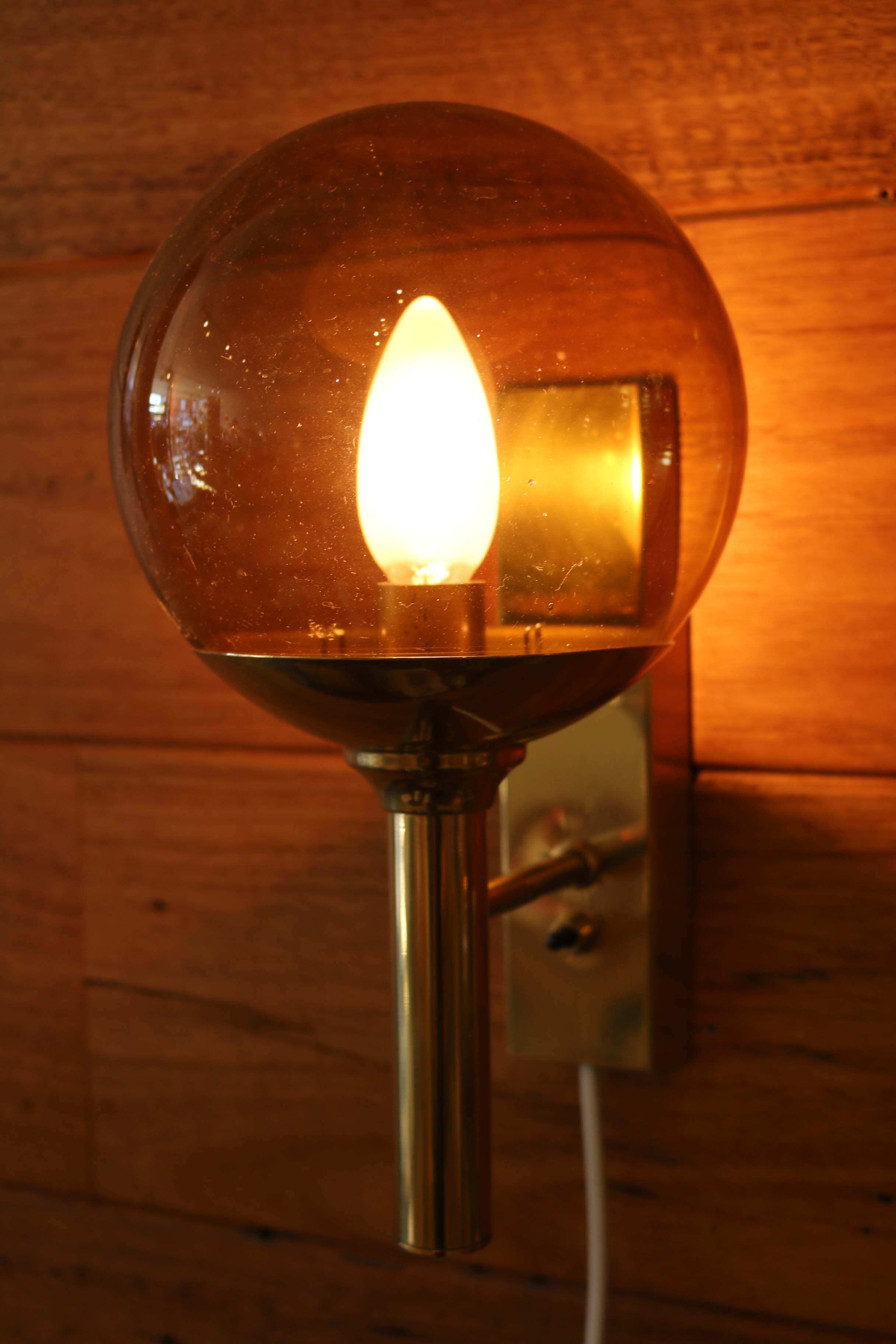 Norwegian Brass Sconces